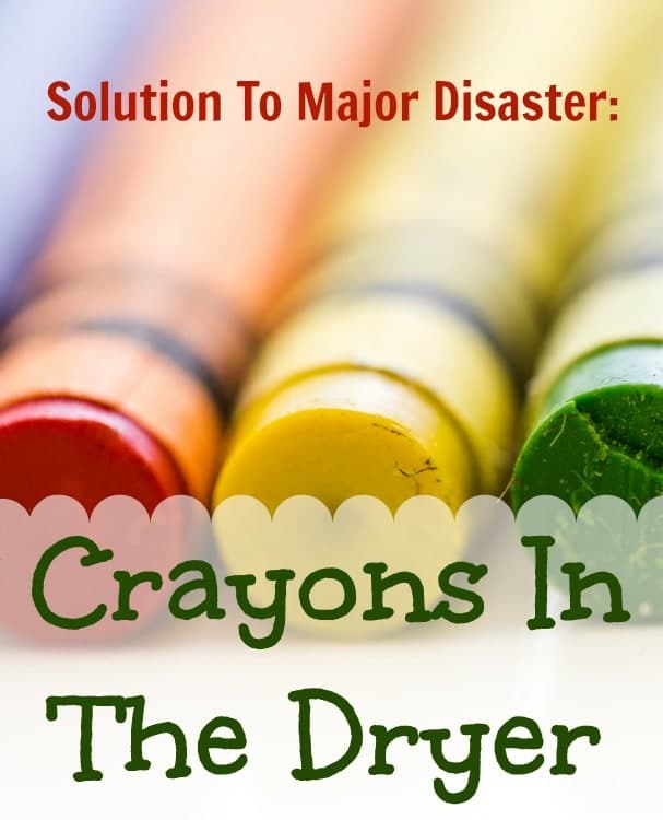 crayon went through dryer