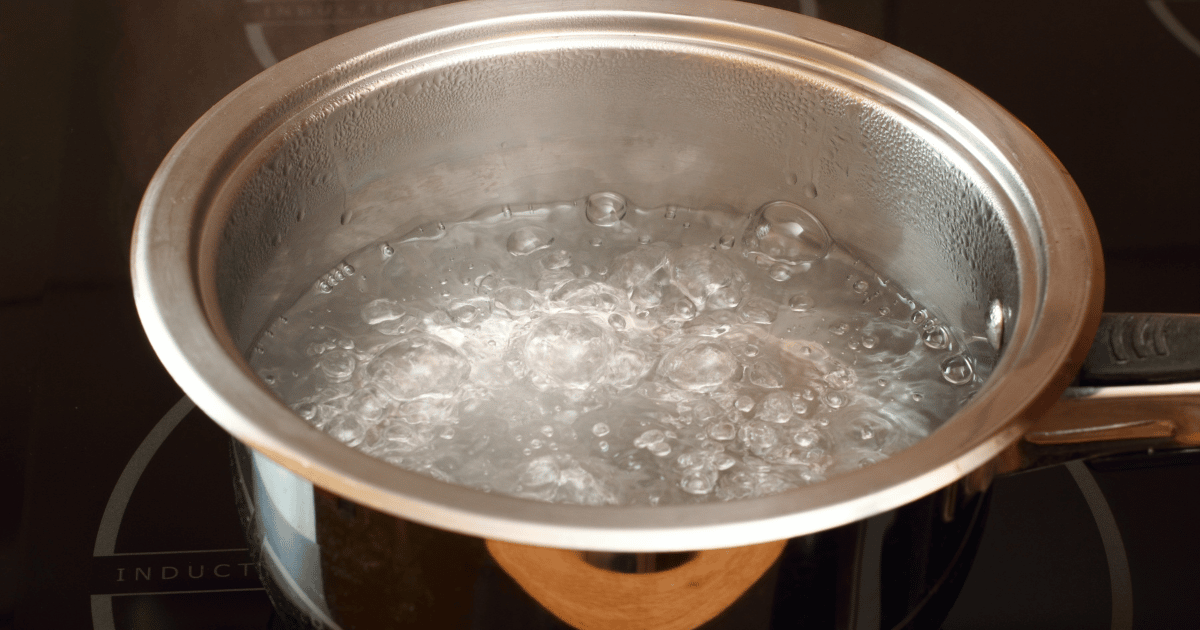 boil water to kill germs