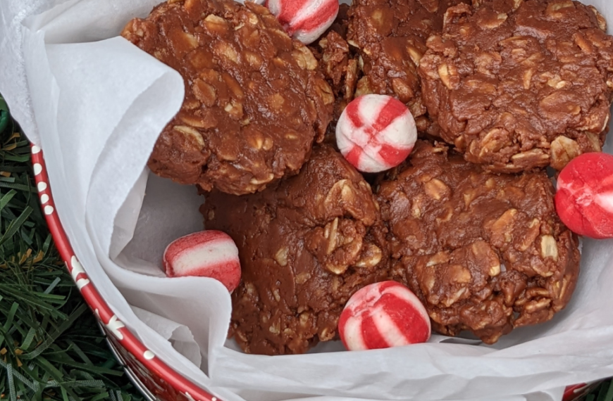 No Bake Chocolate – Peanut Butter Oatmeal Cookies