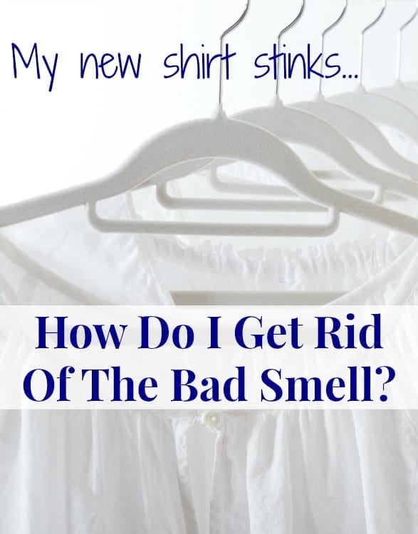 how to get rid of bad smell on shirt