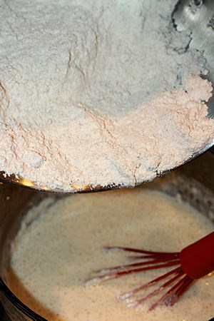 add dry to wet add dry to wet