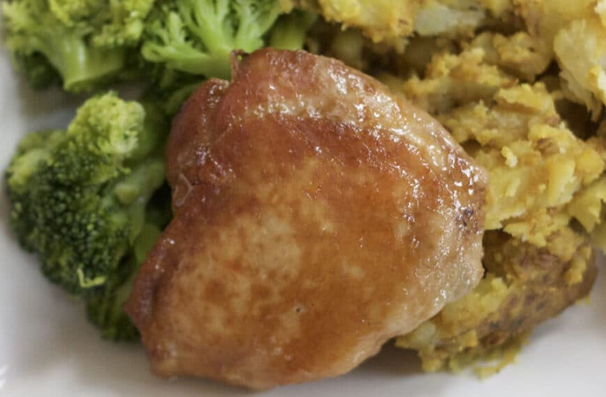 Chicken With Caramelized Garlic and Brown Sugar Glaze