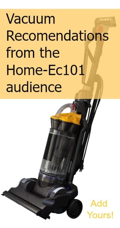 vacuum recommendations