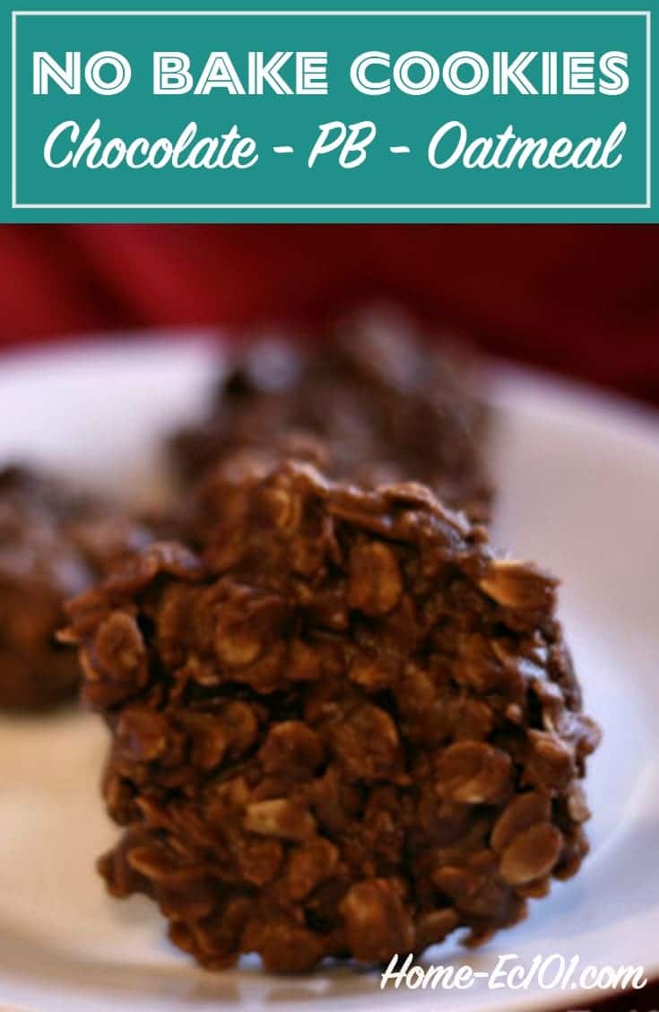These chocolate no bake cookies are amazing. There's something about their texture that makes me come back for thirds and sometimes fourths.