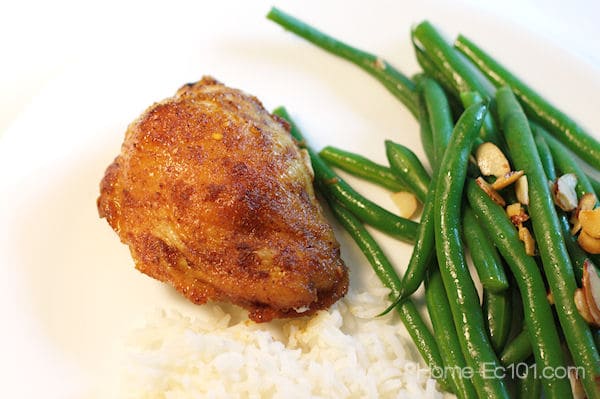 Chili Honey Chicken Thighs
