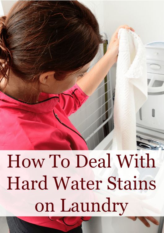 how to handle hard water stains