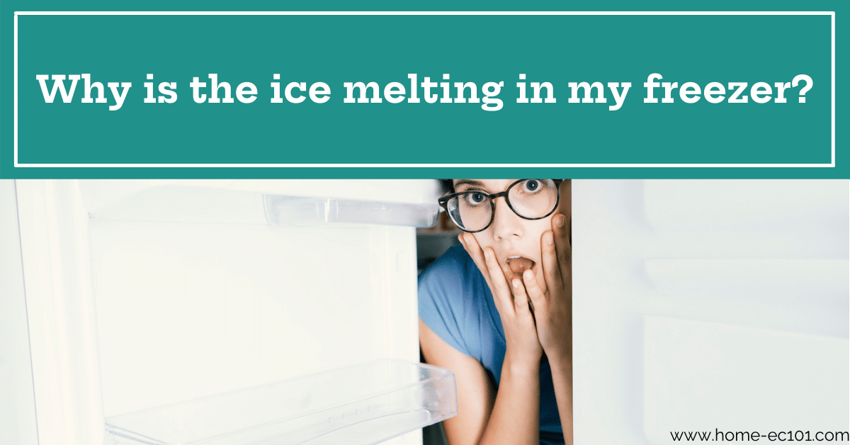 Why Is the Ice Partially Melting in the Automatic Ice Maker Portion of My Freezer