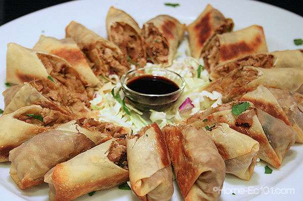 Baked Pork Egg Rolls