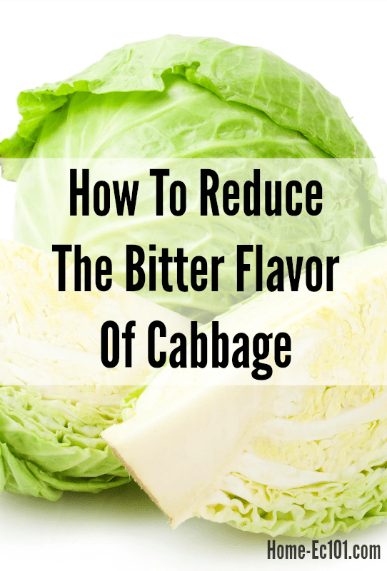 why does my cabbage taste bitter