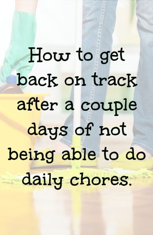 get back on track