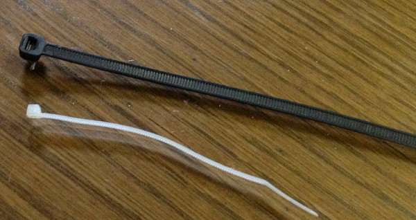 Broken Car Remote - 3 zip ties cable ties wire ties