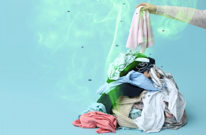 get rid of odors in material