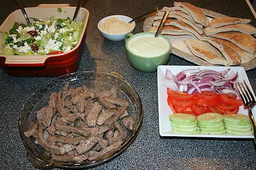 Mediterranean Beef Pitas: Beef it’s What’s for Dinner